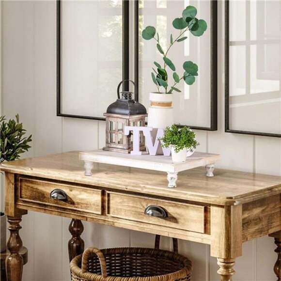 Accents | Wooden Riser Tray Farmhouse Wood Pedestal Display Stand ...